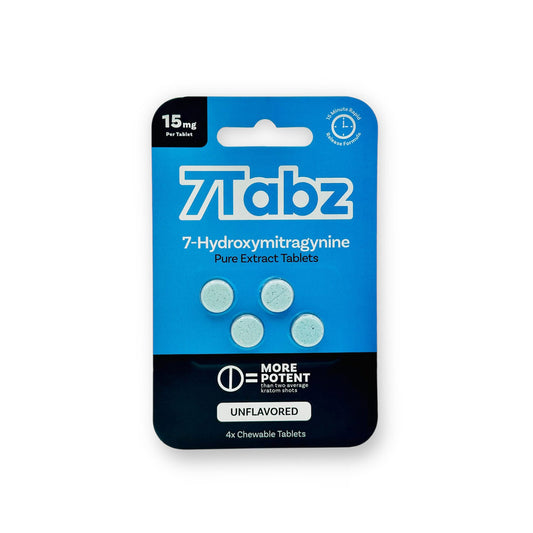 7Tabz 7-Hydroxymitragynine - 15mg per tablet, 4 tablets per pack, 10 packs per Display