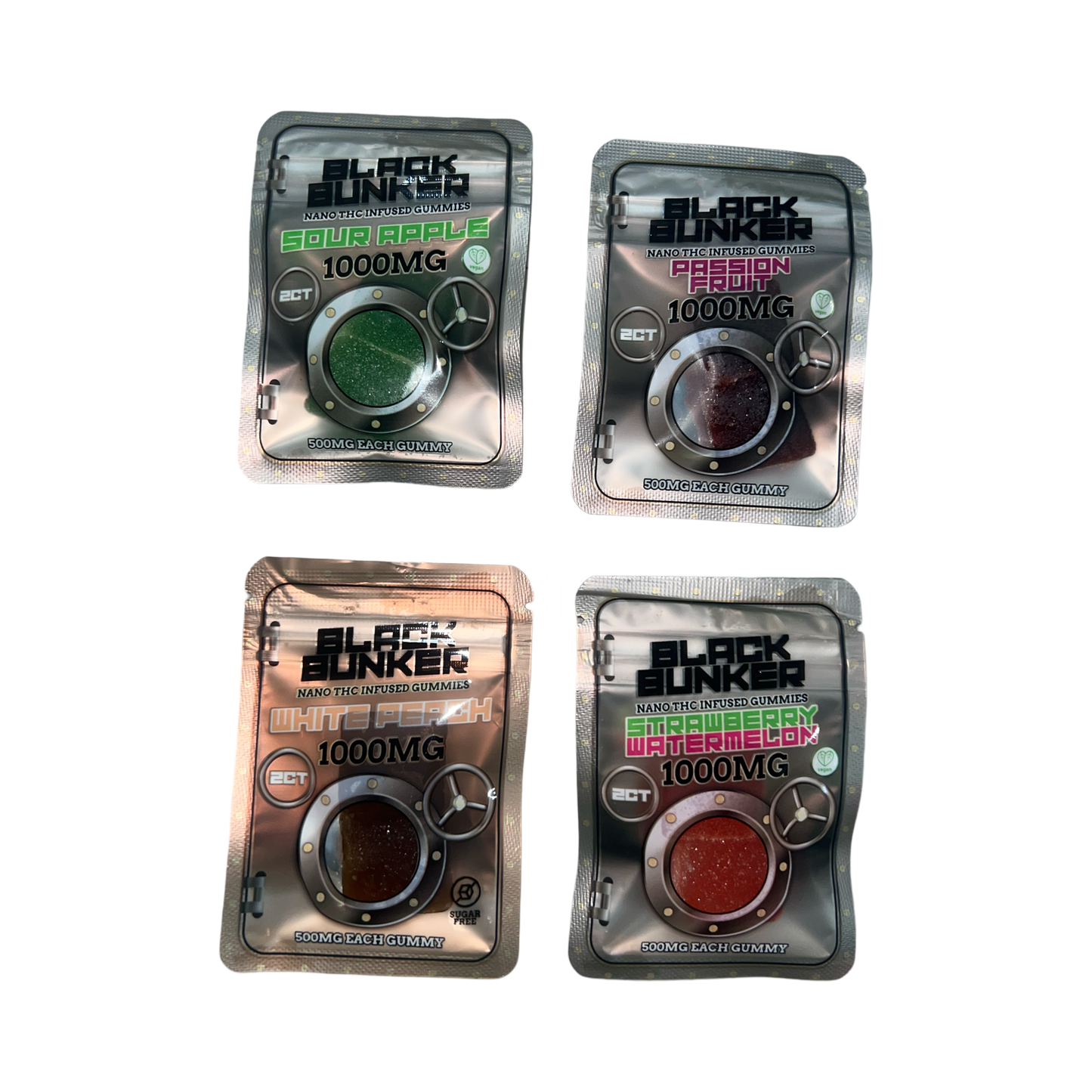 Black Bunker 30k NANO TCH GUMMY JAR 1000MG EACH BAG