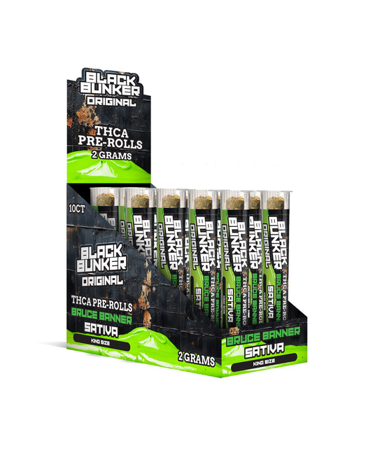 Black Bunker Original THC Pre-Rolls King Size 2G, 10 CT