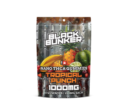 Black Bunker - NANO THCA GUMMIES 1000MG - 10 GUMMIES PER BAG