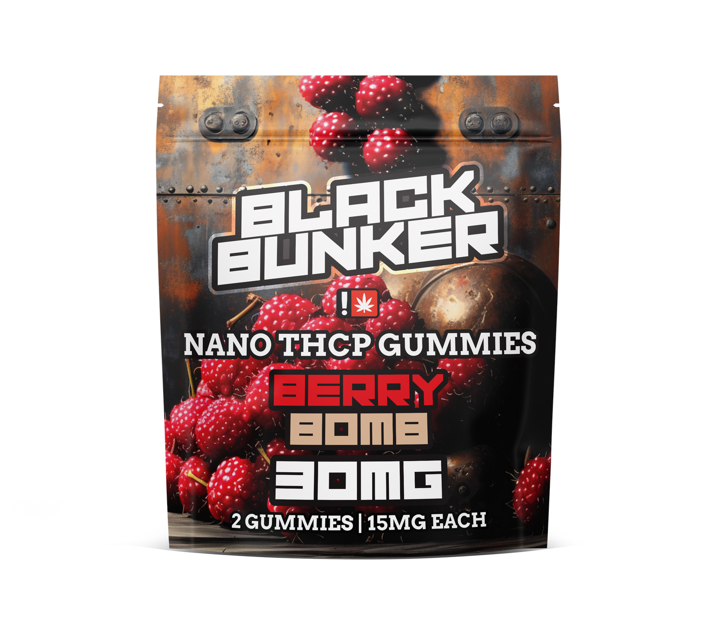 Black Bunker - Nano THC-P Gummies 2ct pack 30pcs