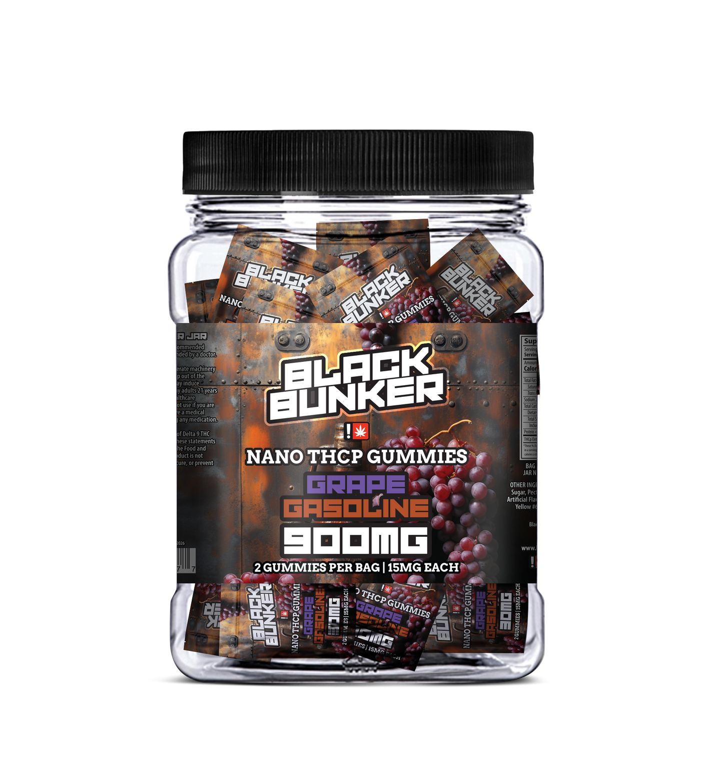 Black Bunker - Nano THC-P Gummies 2ct pack 30pcs