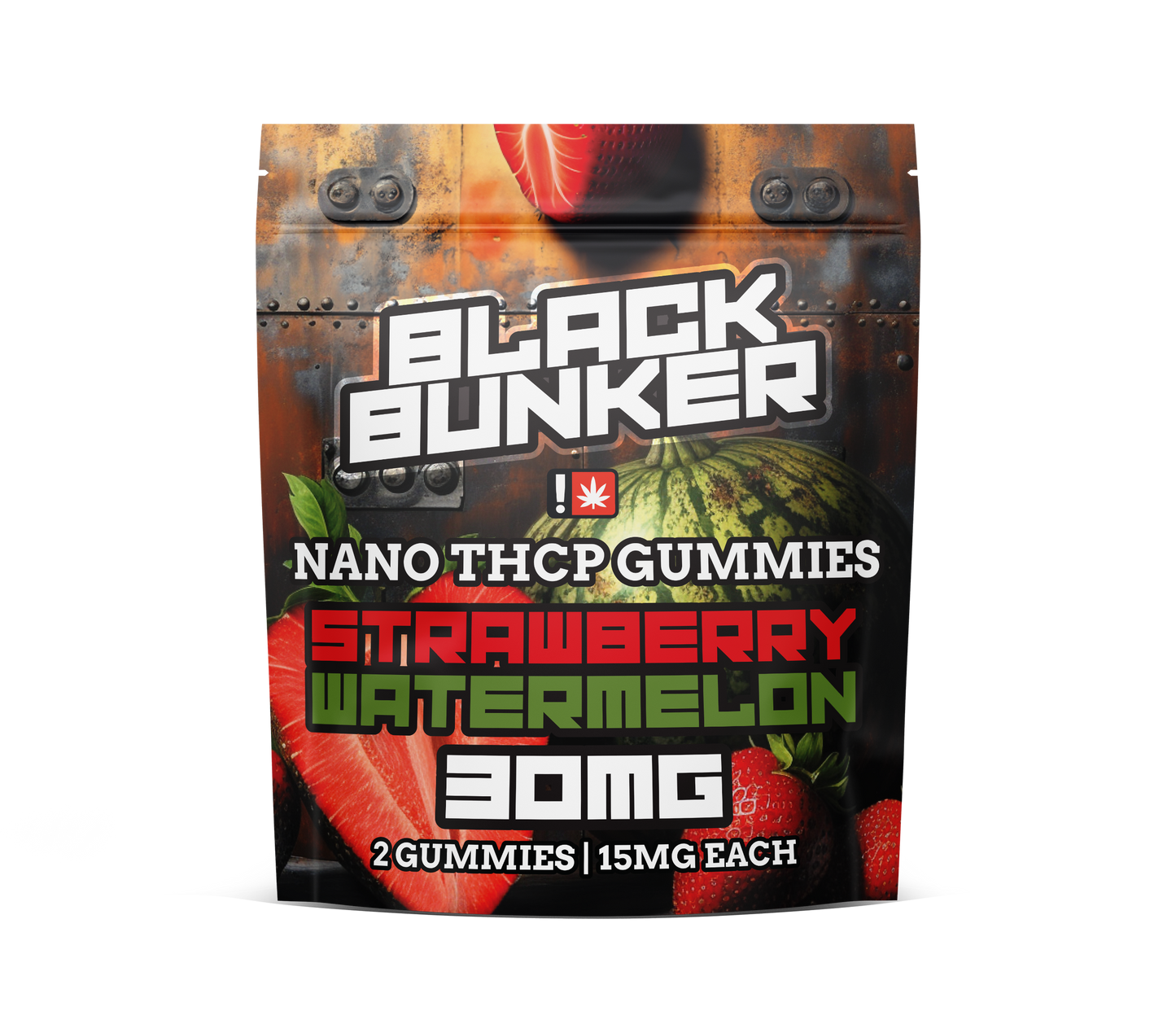 Black Bunker - Nano THC-P Gummies 2ct pack 30pcs