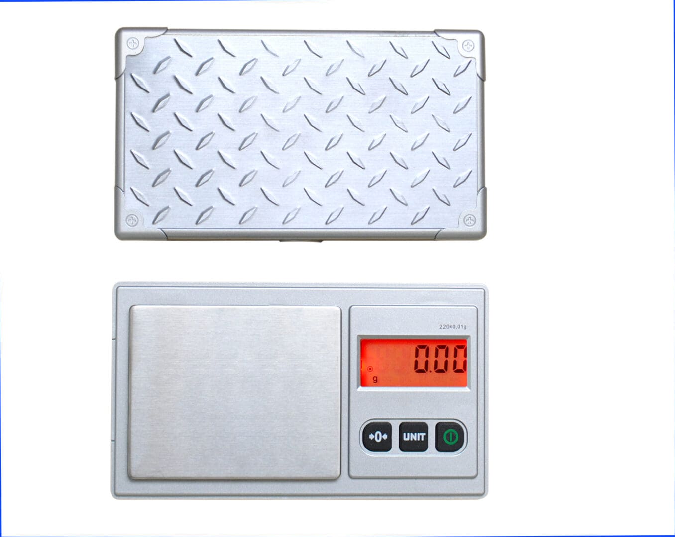 Diamond Plate 220g Digital Pocket Scale