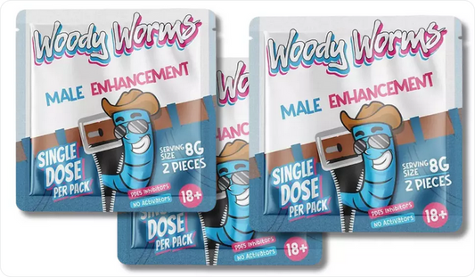 Woody Worms - Male Enhancement / 25 Pcs