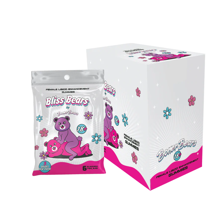 Bliss Bears Female Gummies 20 Bags Per Box