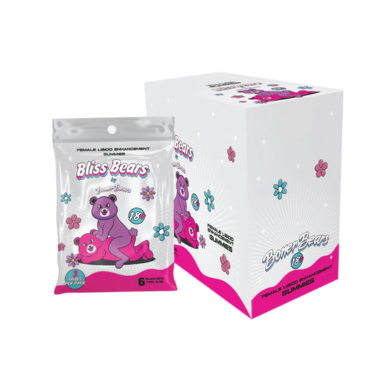 Bliss Bears Female Gummies 20 Bags Per Box