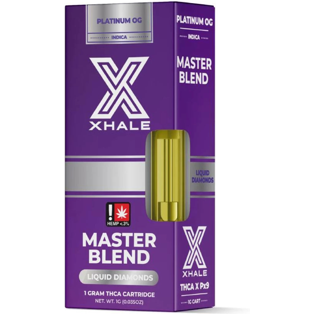 Xhale Master Blend THCA Liquid Diamonds Cartridge 1g