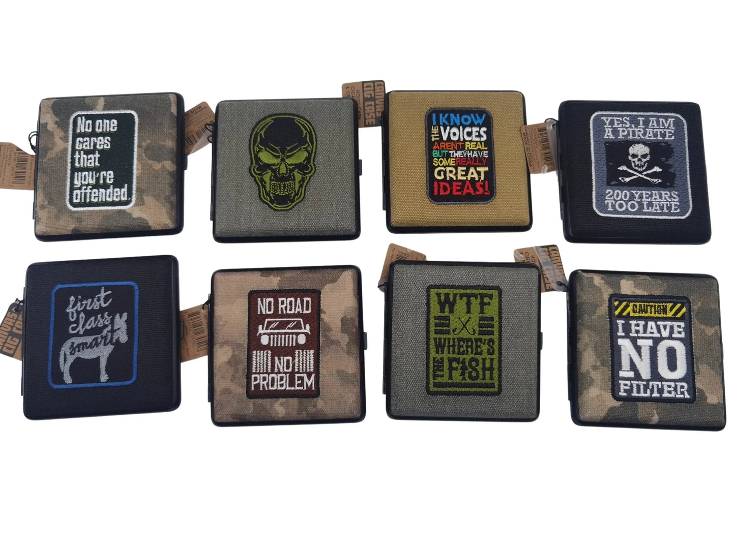 SMOKEZILLA - CANVAS CIGARETTE CASE 8 PIECES PER DISPLAY