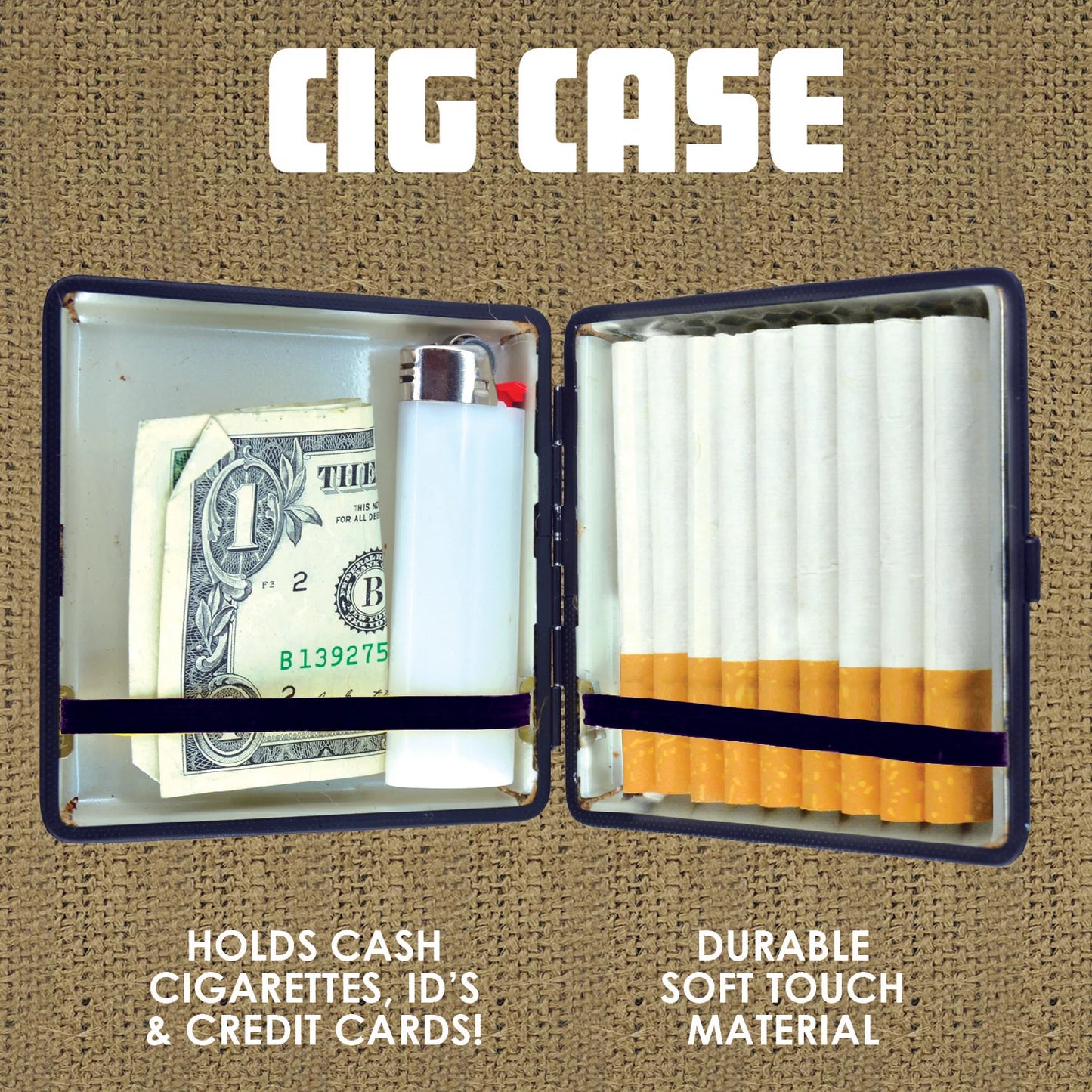 SMOKEZILLA - CANVAS CIGARETTE CASE 8 PIECES PER DISPLAY