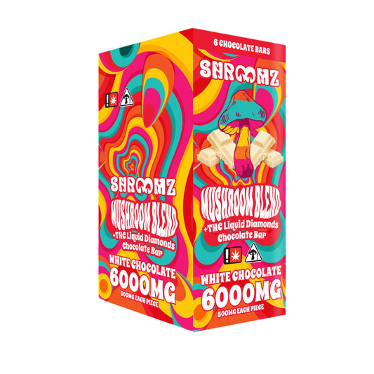 Shroomz - Mushroom Blend 6000mg - White Chocolate 6pk