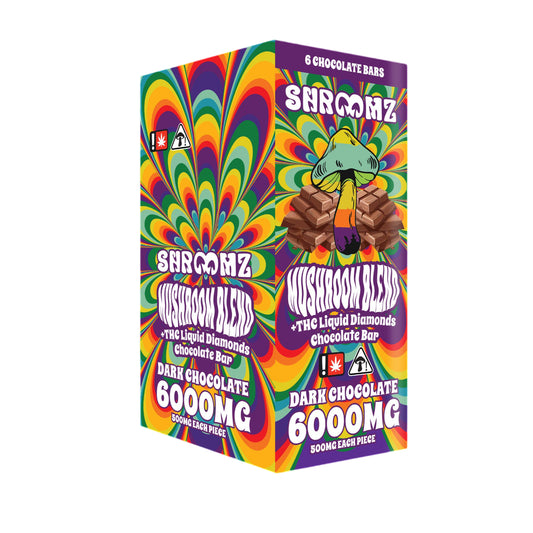 Shroomz - Mushroom Blend 6000mg - Dark Chocolate 6pk