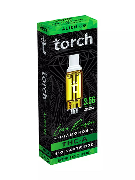 Torch THC-A Live Resin Diamonds 510 Cartridge - 3.5G