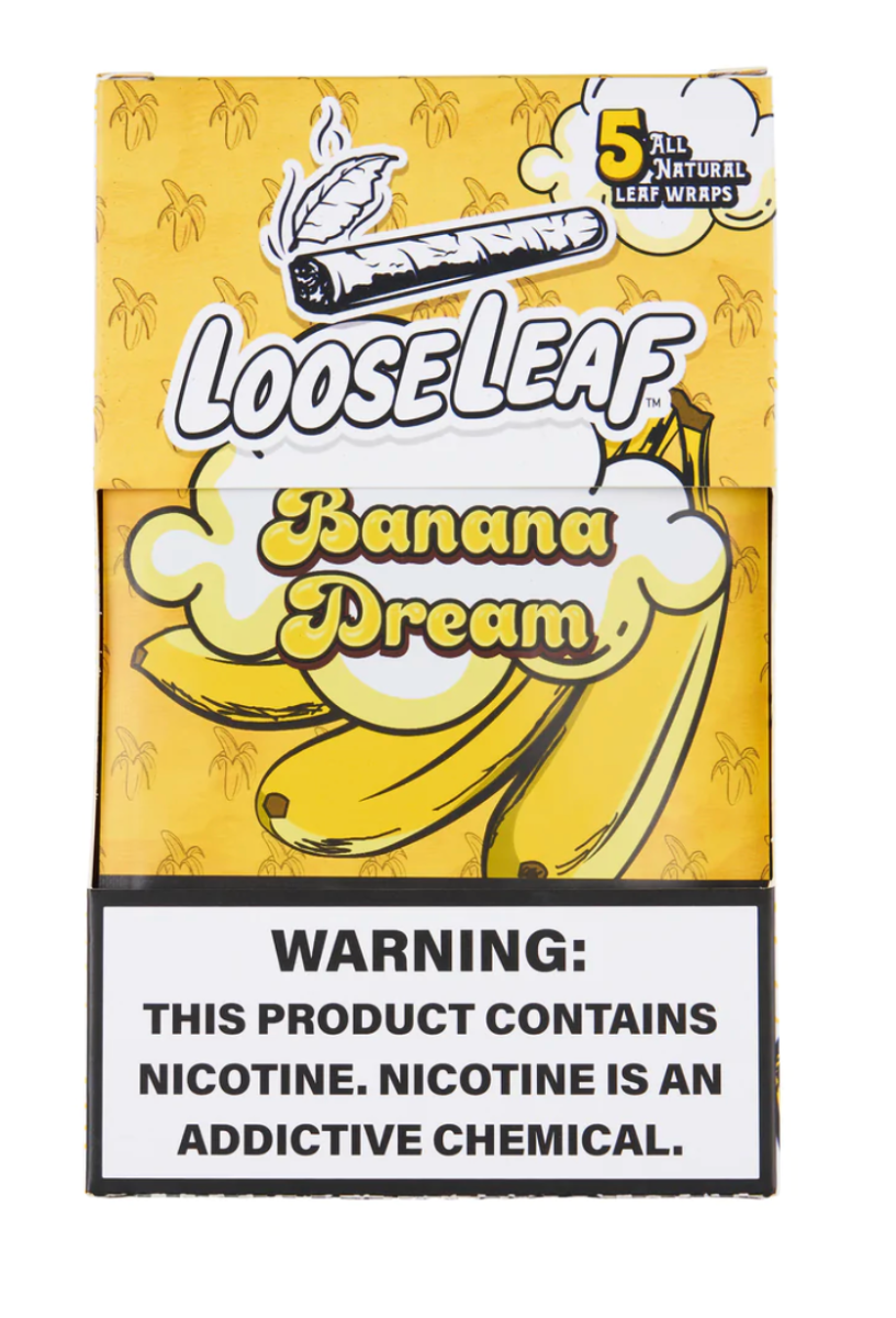 LooseLeaf 5 All Natural Wraps - Banana