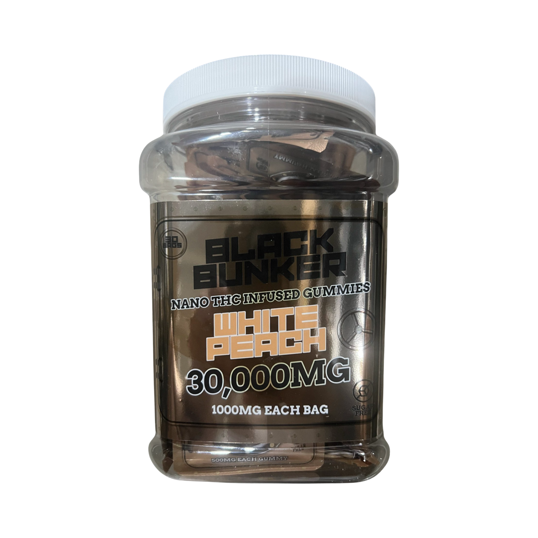 Black Bunker 30k NANO TCH GUMMY JAR 1000MG EACH BAG