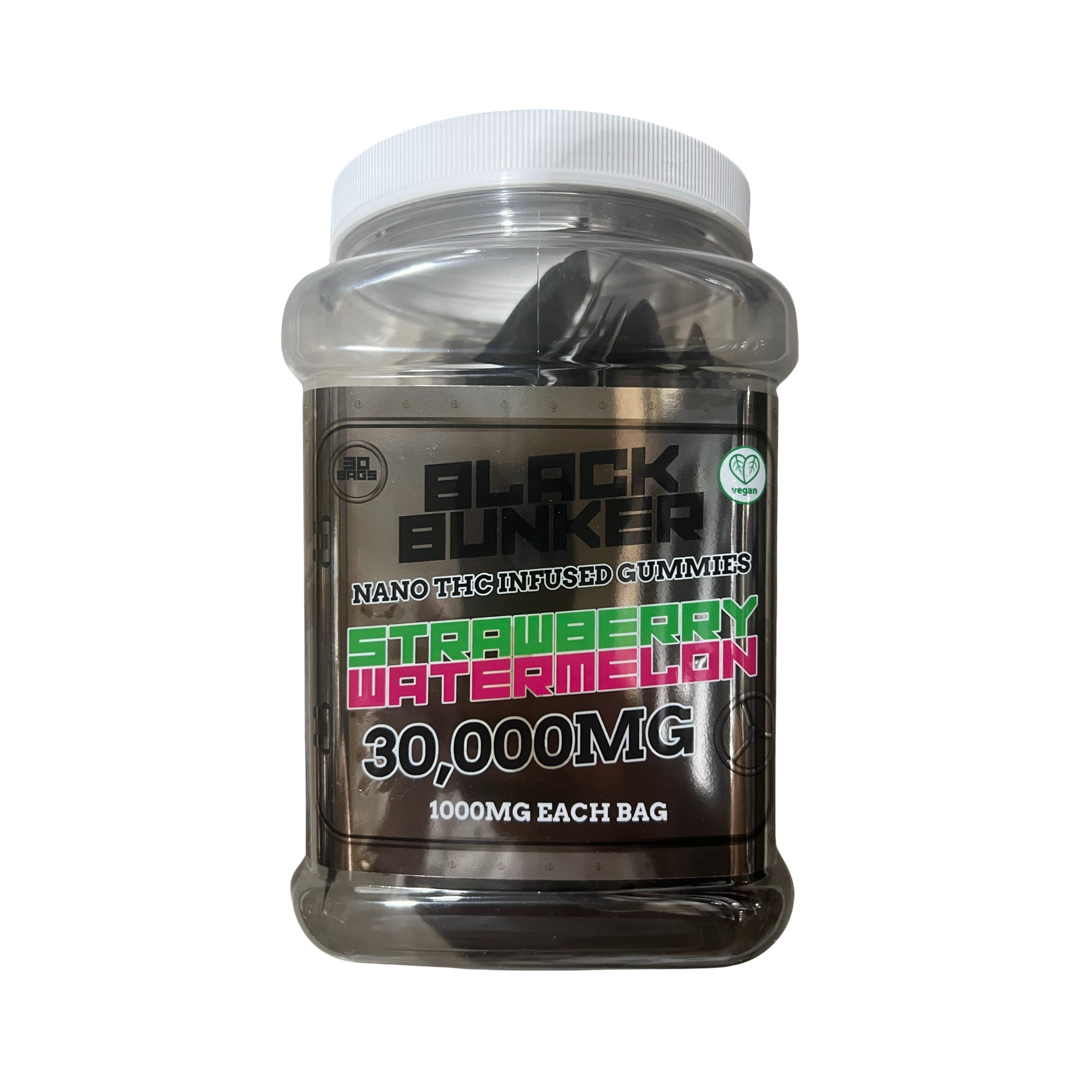 Black Bunker 30k NANO TCH GUMMY JAR 1000MG EACH BAG