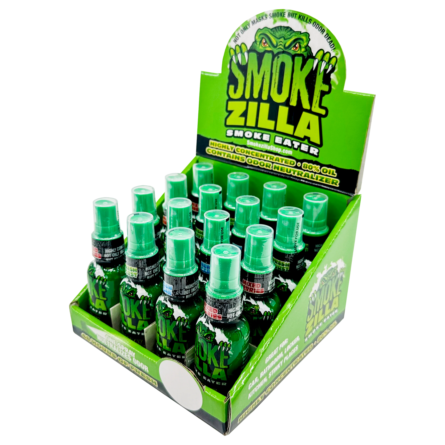 SMOKEZILLA - SMOKE EATER SPRAY 16 pcs