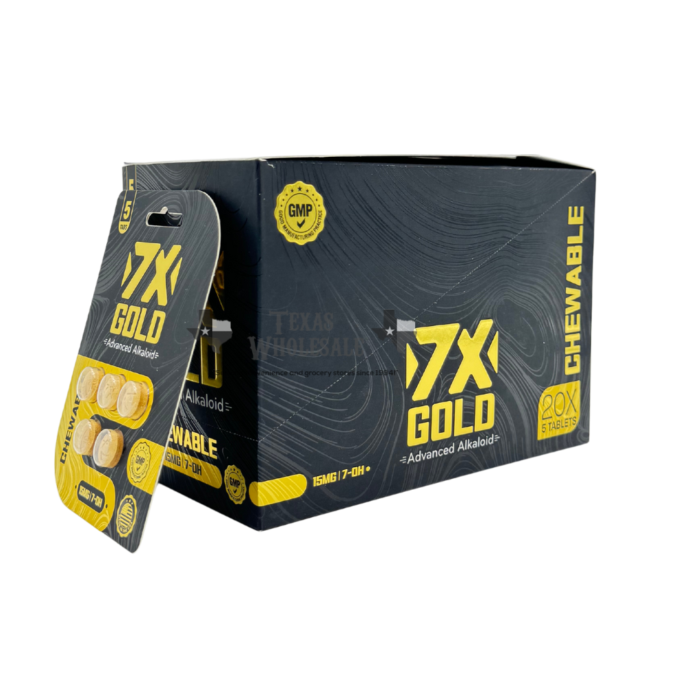 7X GOLD - 20X 5 TABLETS